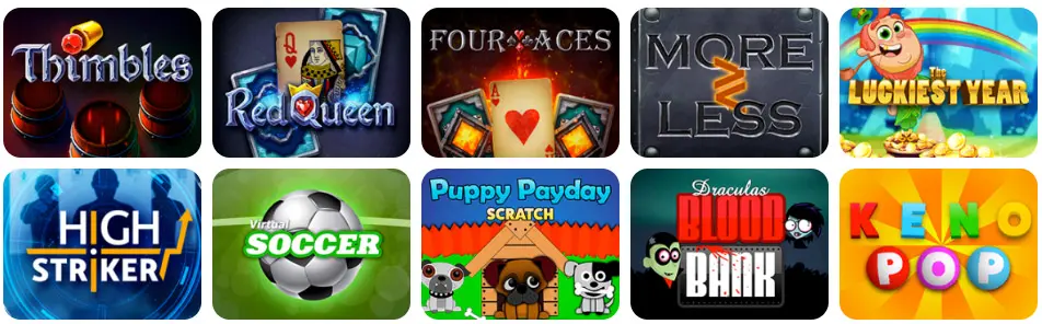 Jeux en ligne Azur Casino