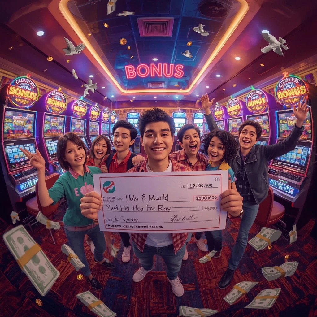 bonus dans les mains d'un joueur au Azur Casino