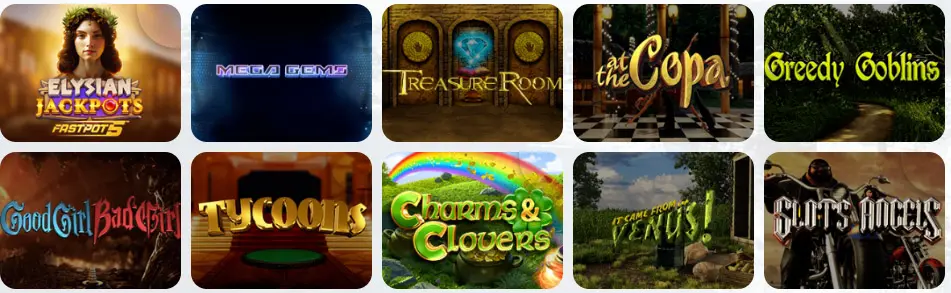 Les jackpots chez Azur Casino